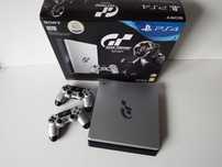 PS4 SLIM 1TB Edycja Limitowana GRAN TURISMO ! 2 x PAD Limited KARTON