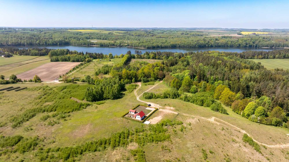 Dom Mazury jezioro sauna balia cisza samotny dom bez sąsiadów