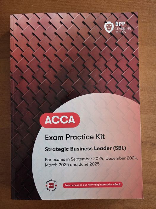 Książka ACCA - Exam Practice Kit SBL BPP