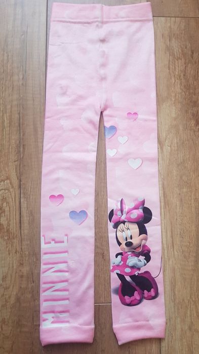 Disney getry polar myszka Minnie 98/104 cm ocieplane legginsy