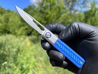 Складний ніж Rough Ryder Reserve Blue G-10/Carbon Fiber Framelock
