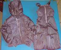 Демисезонный комплект,  деми костюм,  куртка, комбинезон,  р.104-122