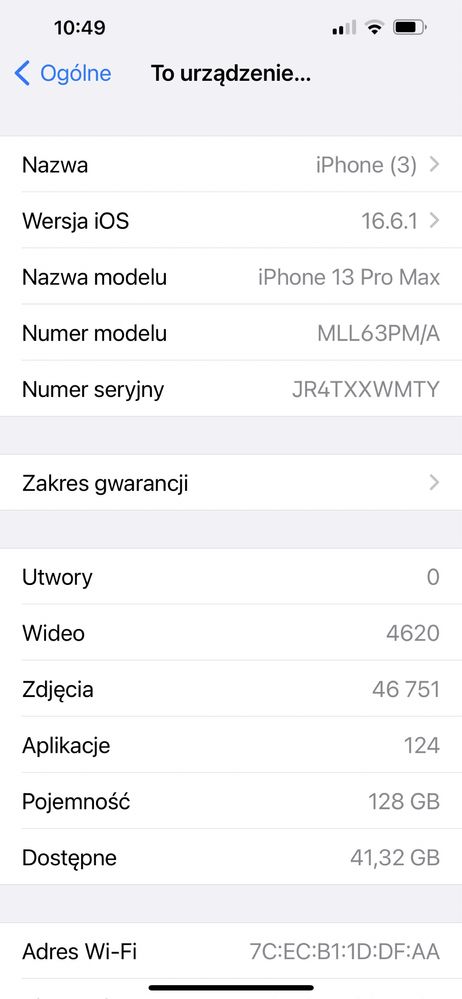 iPhone 13 pro Max, 91% bateria