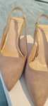 Sapatos slingback taupe Seaside