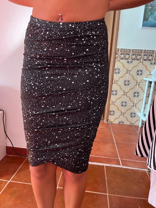 Saia de brilhantes