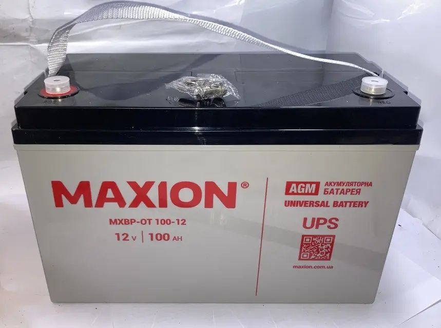 Аккумулятор для ИБП 100Ah 12v AGM Maxion MXBP-OT 100-12