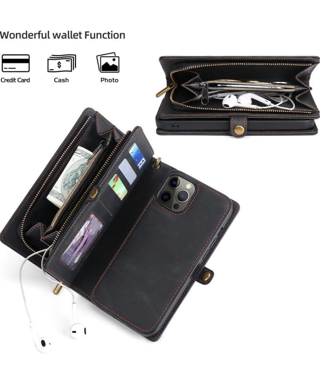 Etui z portfelem iphone 14 pro max