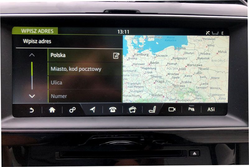 RANGE ROVER zmiana regionu z USA na Europę polskie menu mapa radio