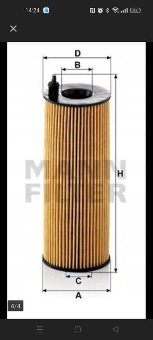Filtr oleju Mann Filter HU 721/5 x