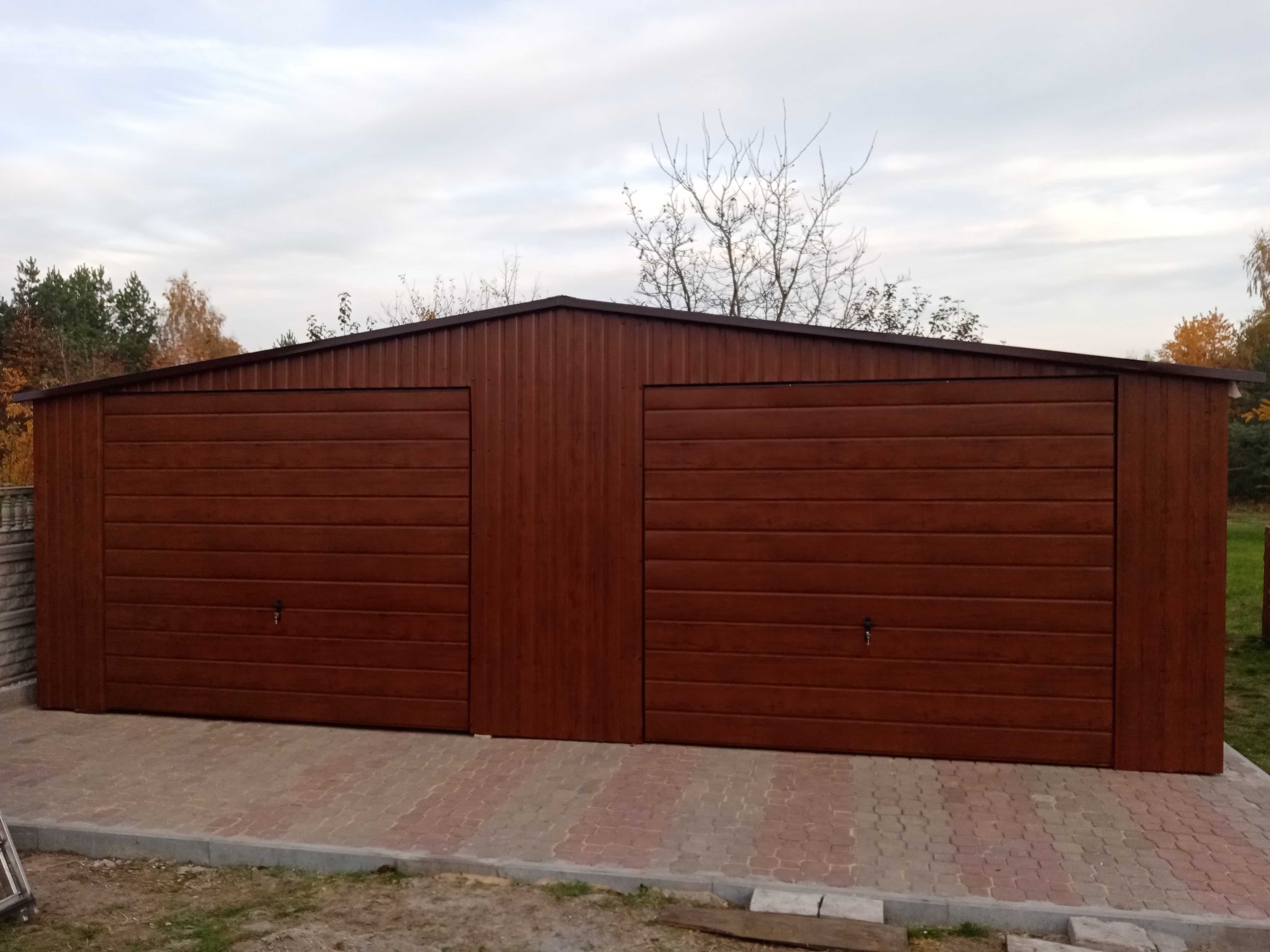 Garaż blaszany blaszak dach dwuspadowy 4x6 PRODUCENT różne wymiary 29