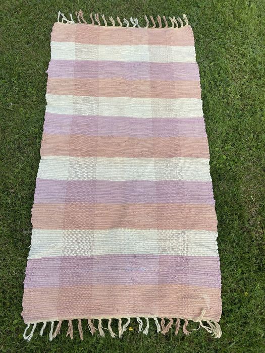 Ręcznie tkany bawełniany dywanik 60 cm x 110 cm