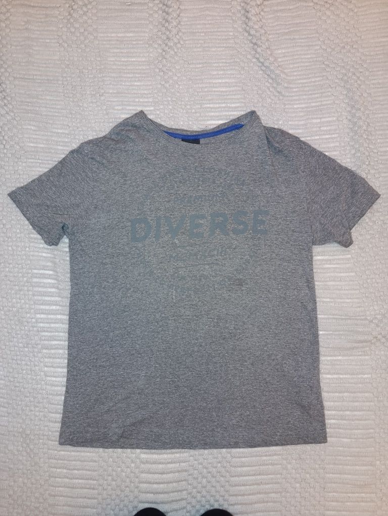 Koszulka Diverse męska premium szara rozmiar M wiosna lato t-shirt