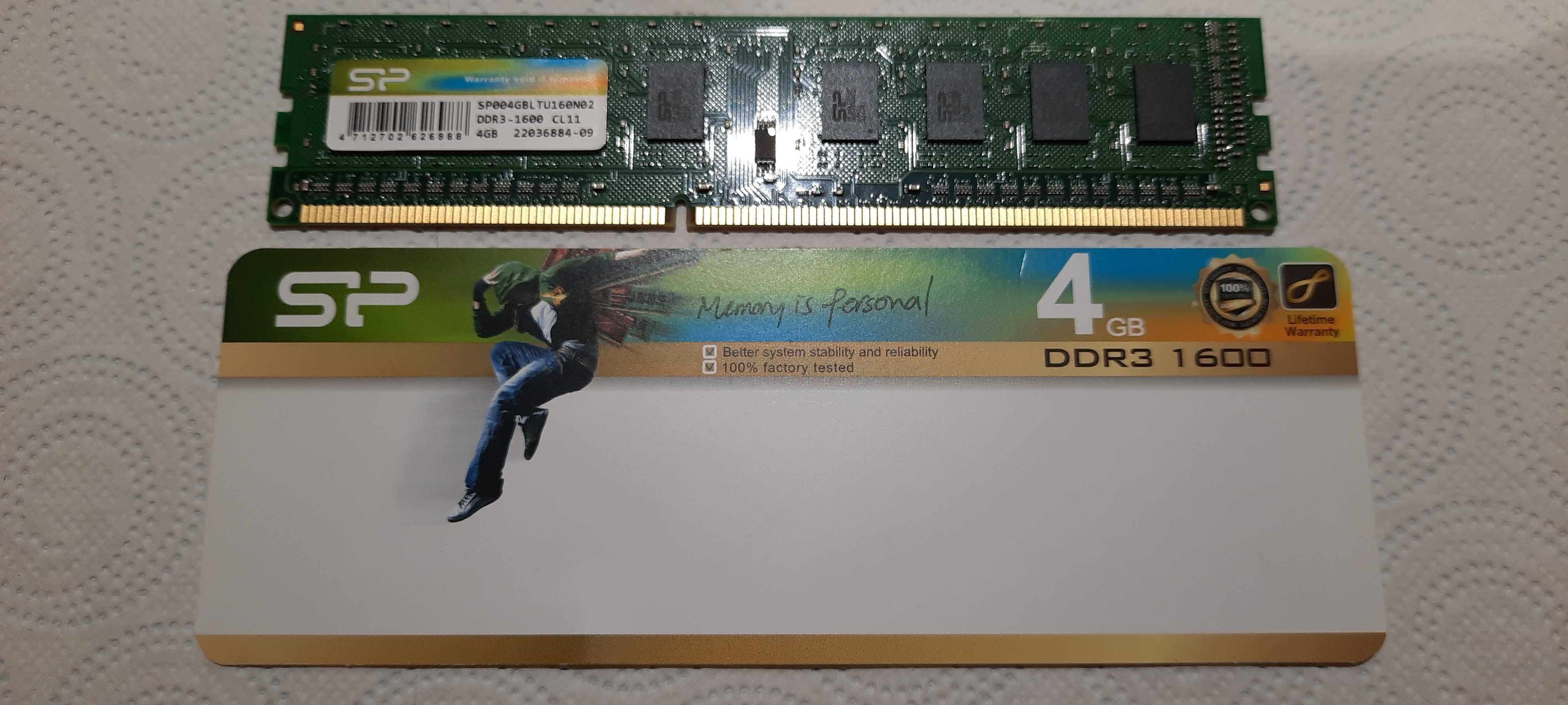 Pamięć RAM DDR3 SILICON POWER - zestaw 2x 4GB - Nowa