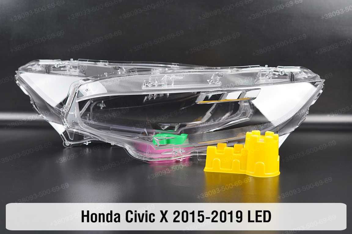 Стекло корпус Honda Civic 8 9 10 X 11 сивик хонда скло led halogen