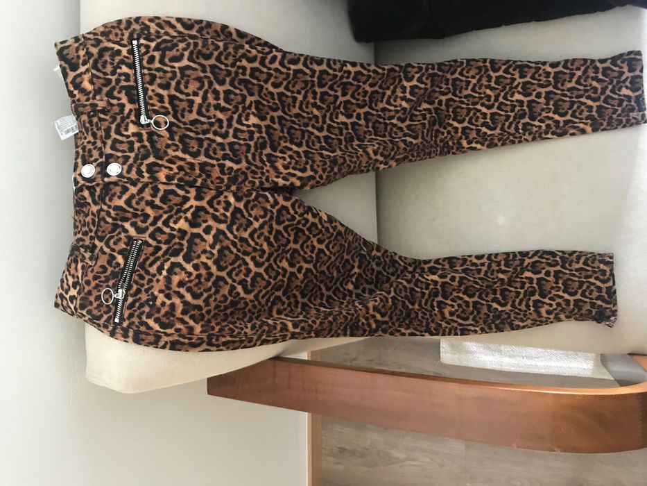 Calças animal print Zara