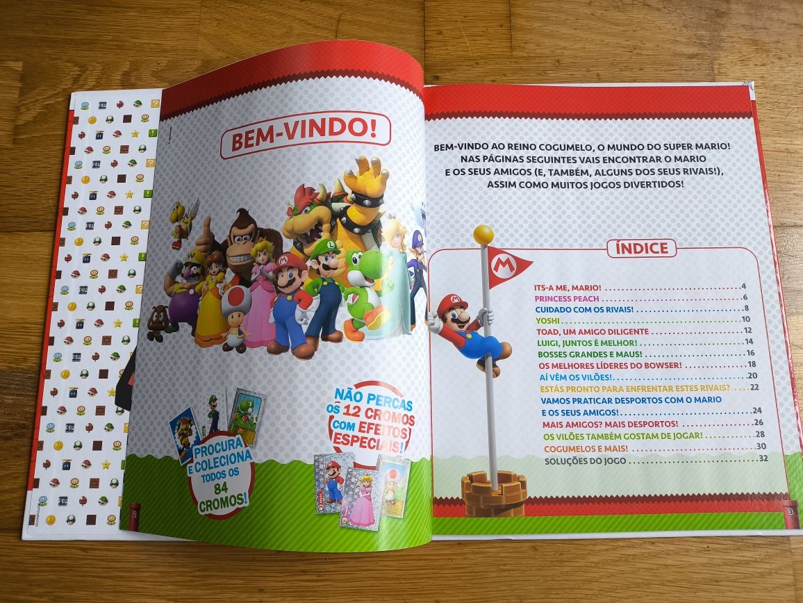 Caderneta Super Mario - Panini Family Coleção de Cromos Worten