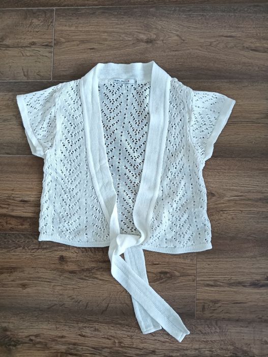 Bolerko narzutka biała Select rozmiar S