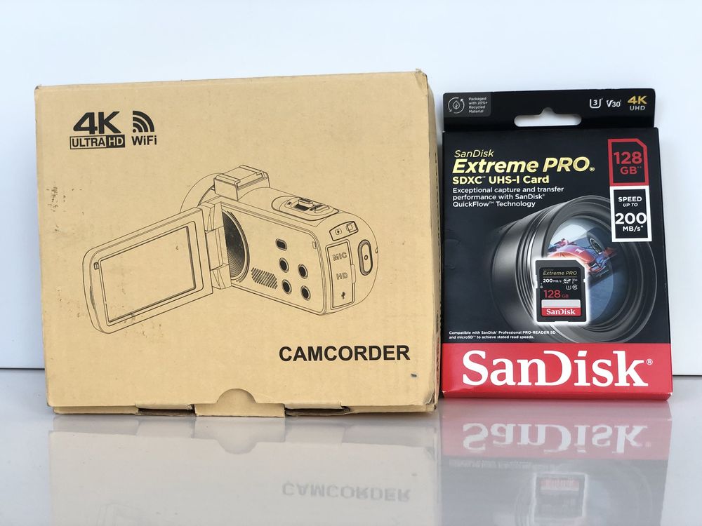 Нова Цифрова камера Відеокамера Camcorder DVC 56 МП 4К UltraHD Wifi
