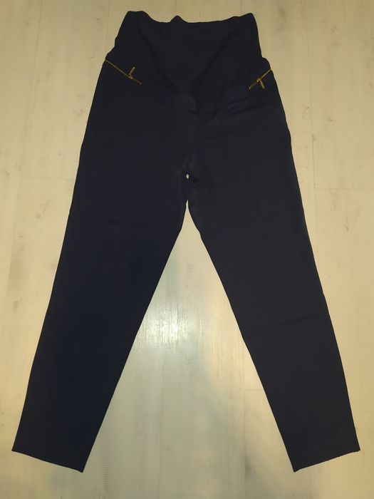 Eleganckie spodnie ciążowe materiałowe r. 42 firmy H&M