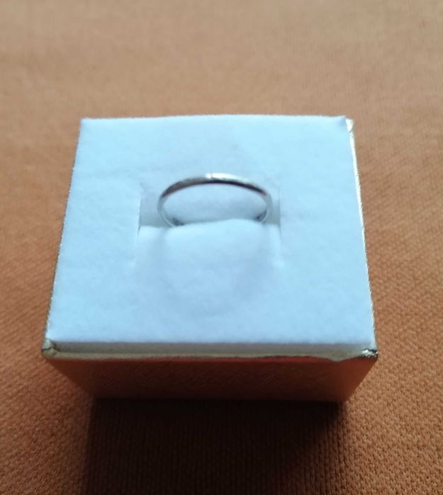 Srebrna obrączka, pierścionek.Rozmiar 10