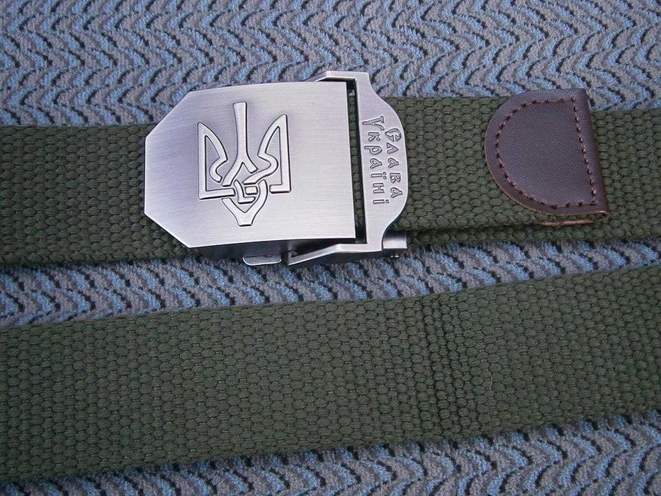 Ремінь Тризуб Україна олива