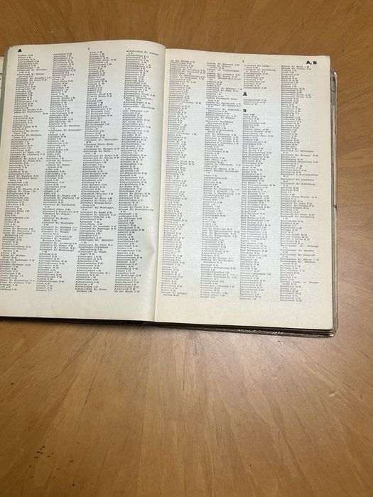 Stara atlas drogowy