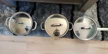Jogo 3 panela inox IKEA - Pouco uso