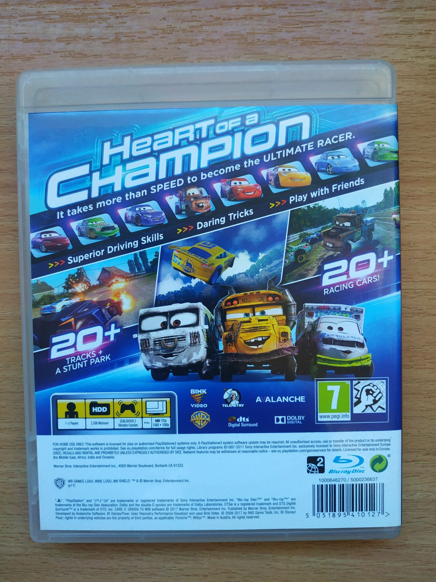 Cars 3 driven to win ps3, stan bardzo dobry, możliwa wysyłka przez olx