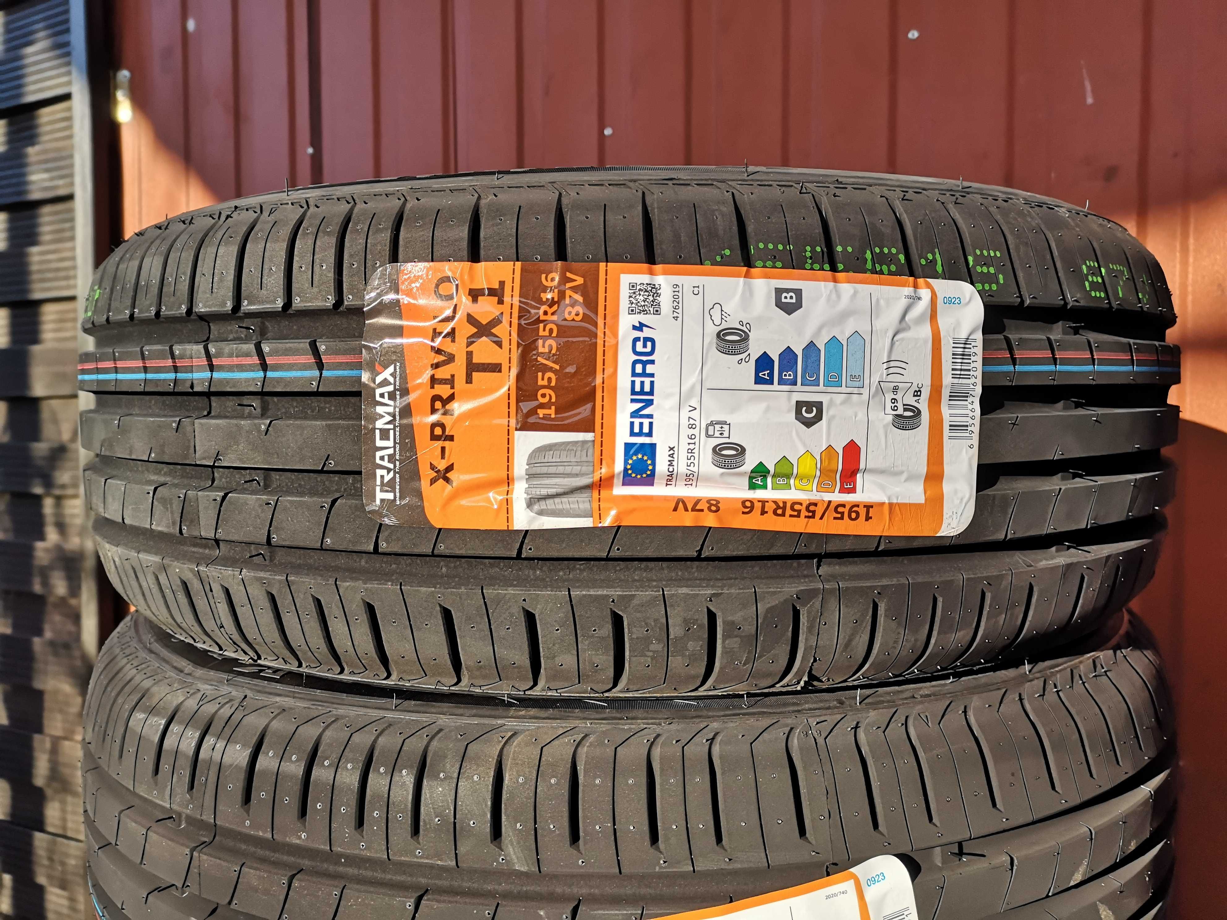 195/55 R16 87V - Tracmax X-Privilo TX-1 (4 sztuki) NOWE