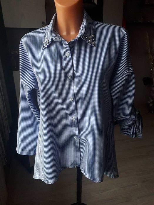 Elegancka, włoska tunika/koszula rozm. uni