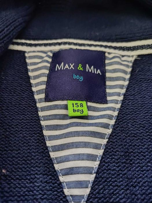Sweter chłopięcy 158 Max & Mia granatowy heritage