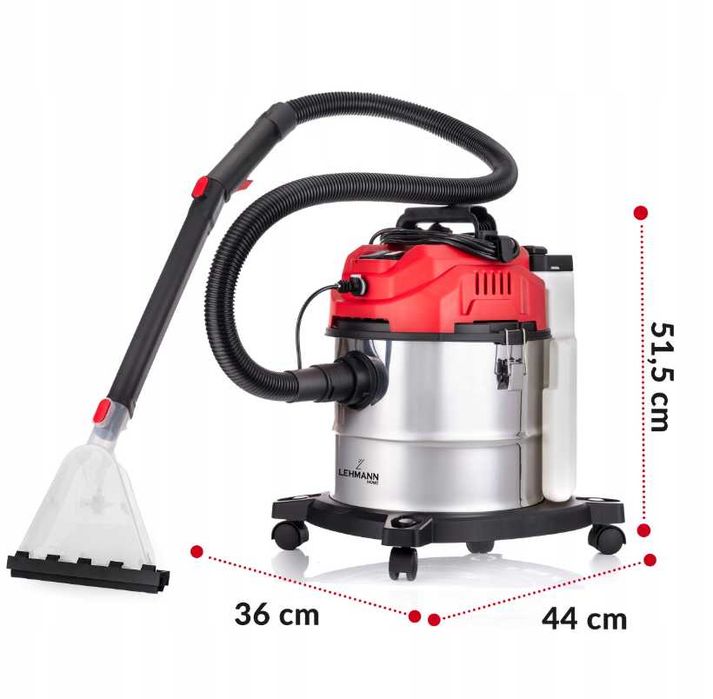 WYPRZEDAŻ ODKURZACZ PIORĄCY Do Tapicerki Dywanów Mokro Sucho Zestaw