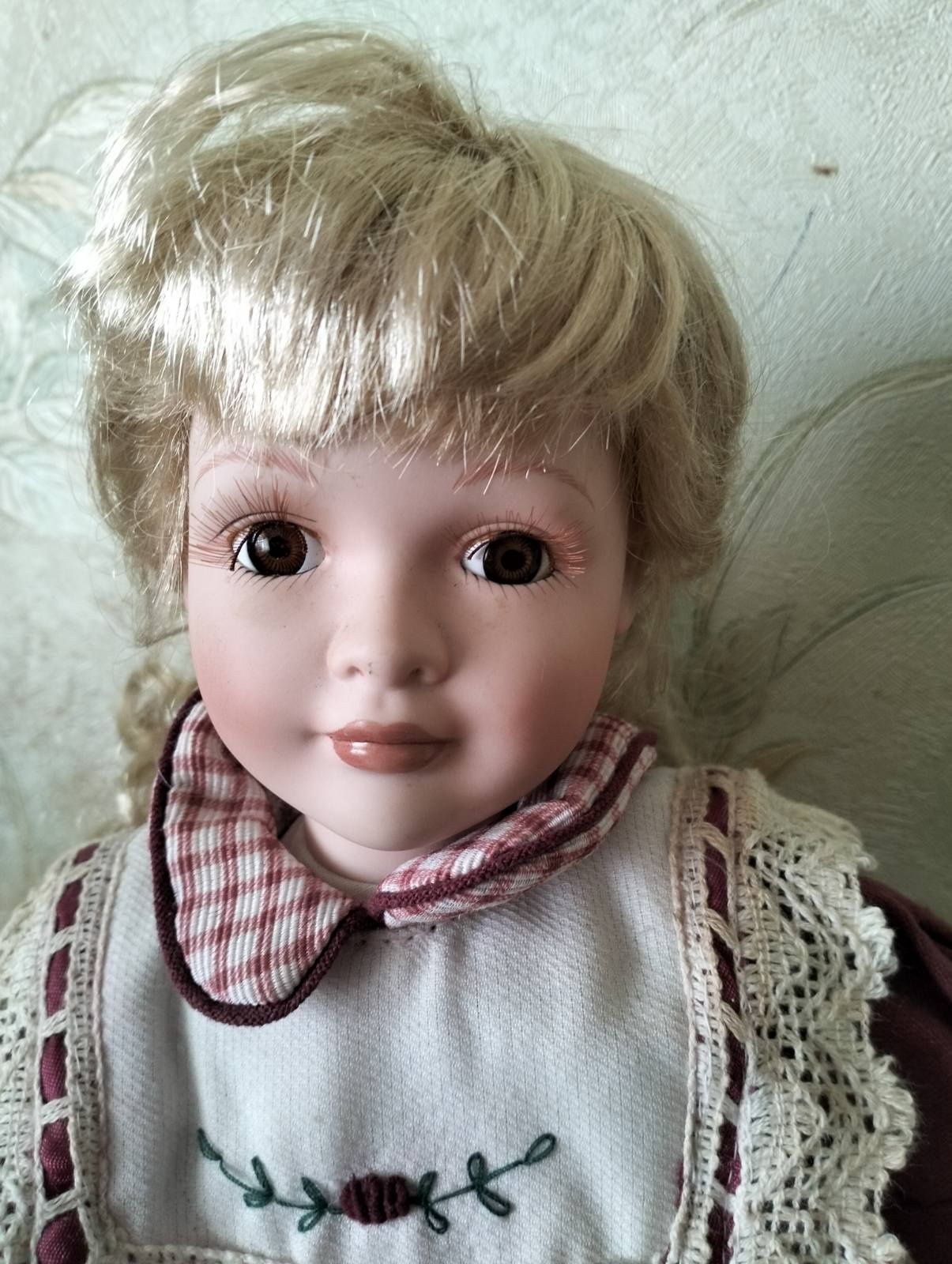 Кукла фарфорова, інтер'єрна 40см