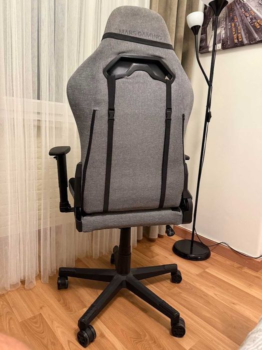 Cadeira Gaming Mars Gaming MGC-PRO FABRIC Cinza/Preta