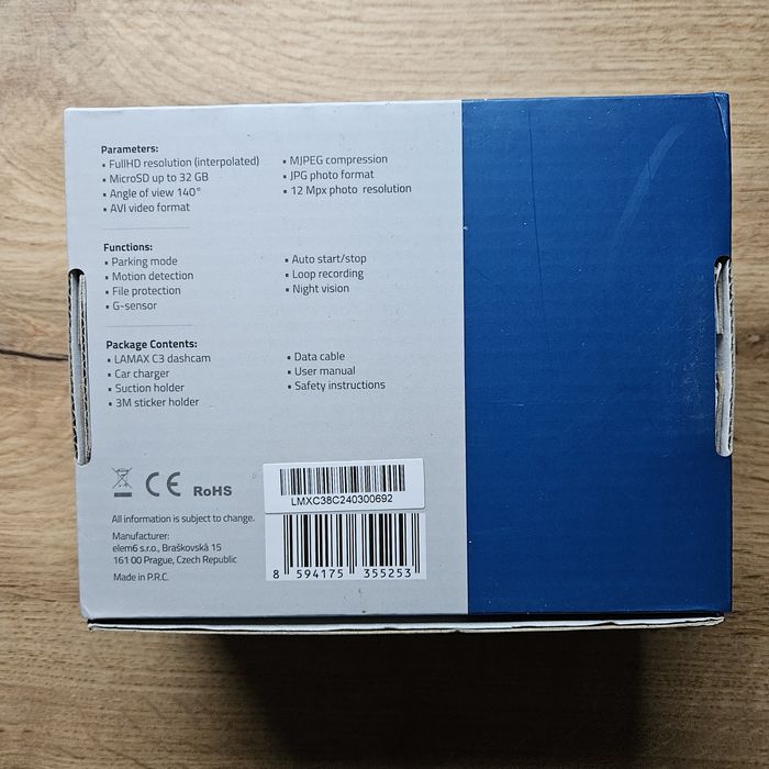 Kamerka samochodowa Lamax C3 Full HD