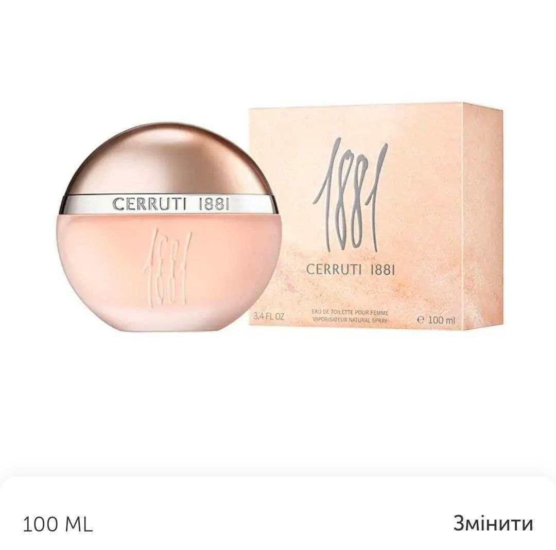 Парфуми жіночі Cerruti 1881. Оригінал 100мл.