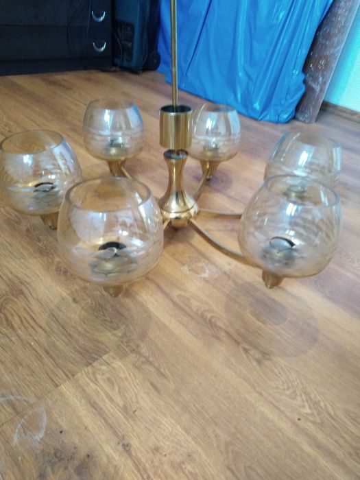 Duży żyrandol 6 ramienny