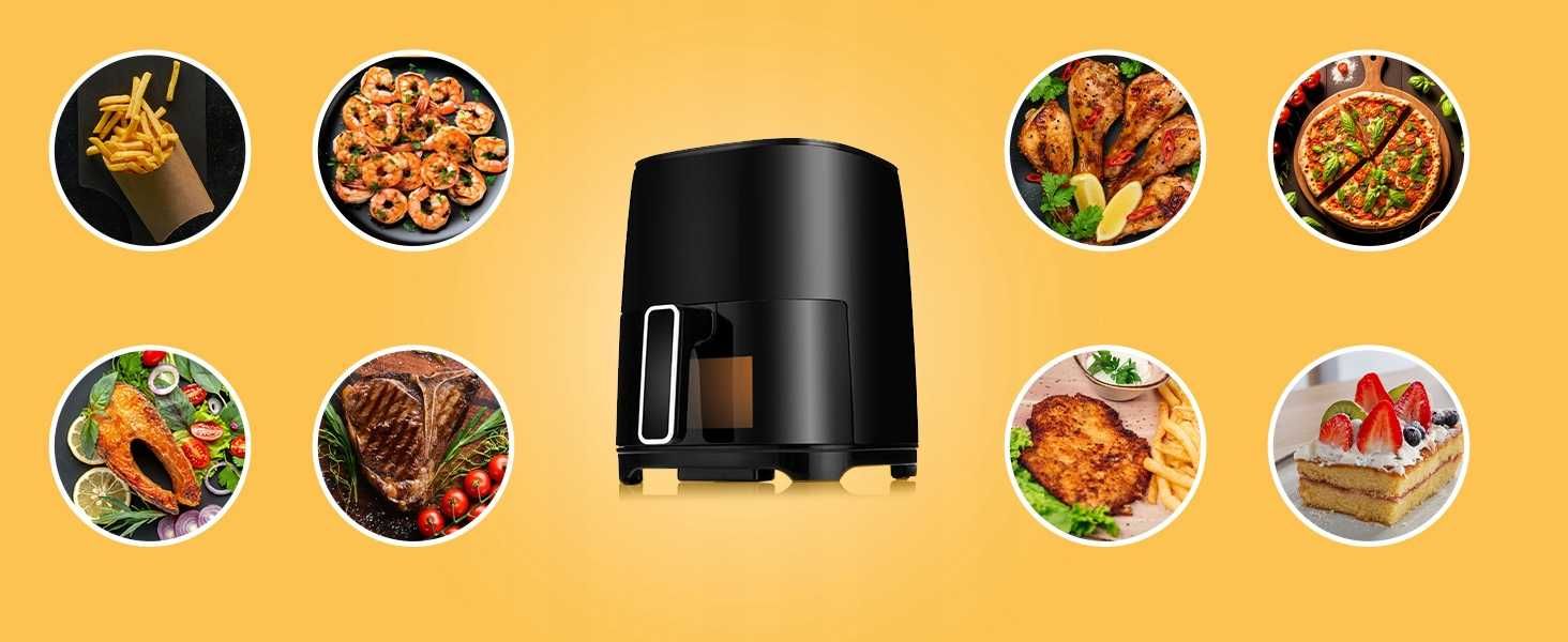 FRYTKOWNICA beztłuszczowa frytkownica LEHMANN wydajna AIRFRYER