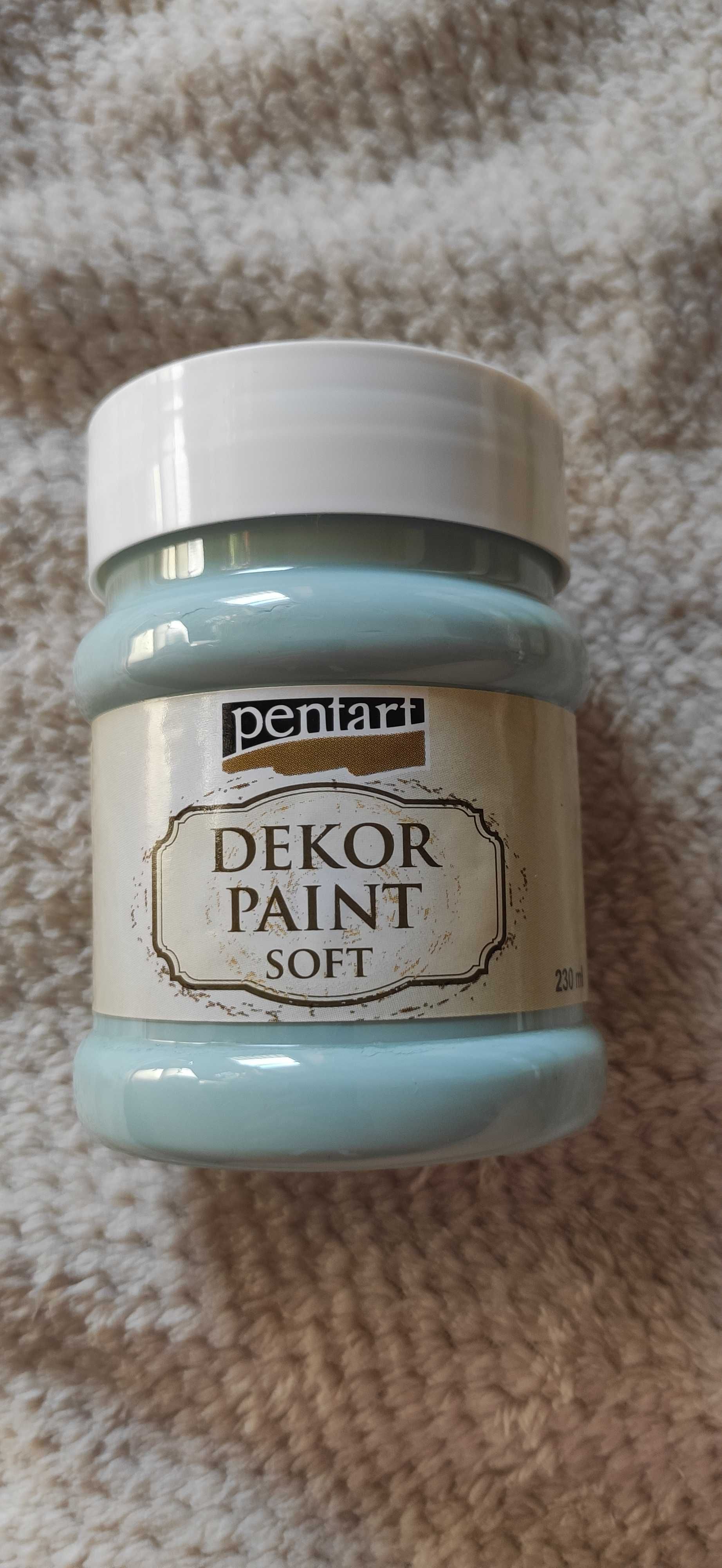 farby pentart dekor paint soft 230 ml COUNTRY NIEBIESKI