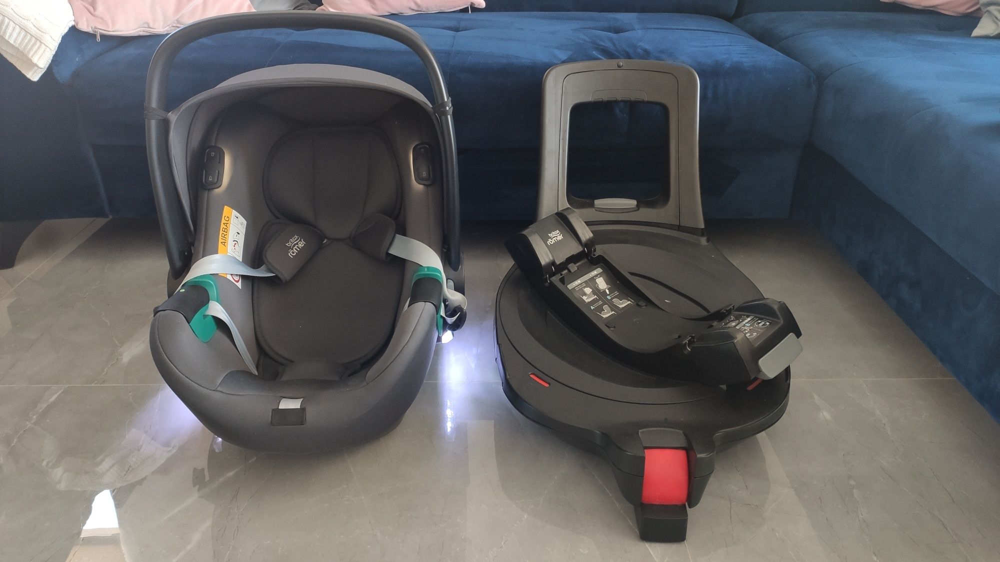 Fotelik z baza isofix Britax Romer iSENSE LED 0-13kg GWARANCJA