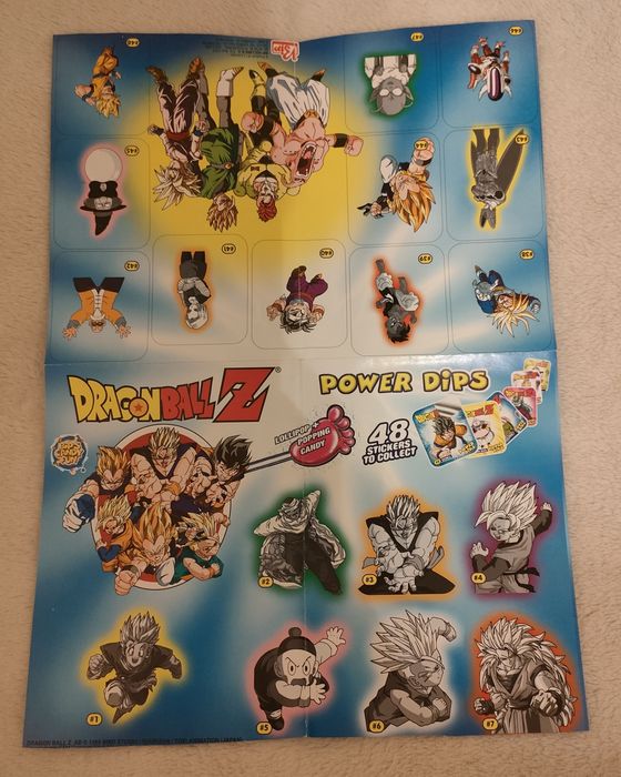 Album Power Dips Dragon Ball Pusty