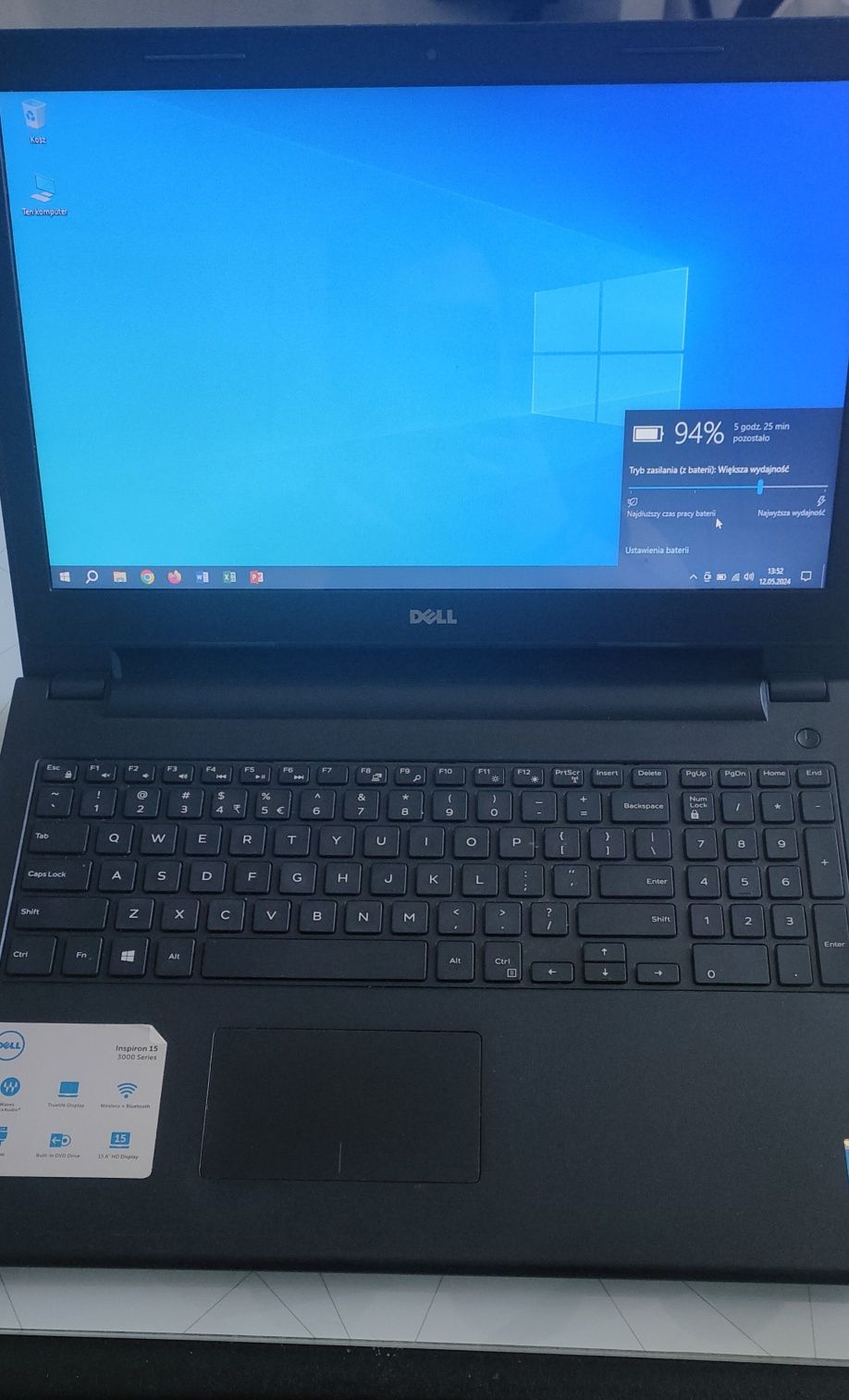 Dell Inspiron 15 3000 SSD i3 Windows 10 MS Office