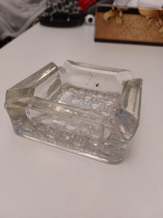 Popielniczka kryształ PRL