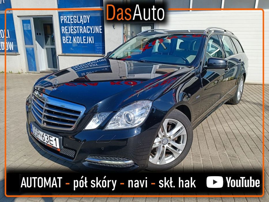 Mercedes-Benz Klasa E AUTOMAT - Avantgarde - po dużym serwisie - z Niemiec - 2 KPL kół -FILM