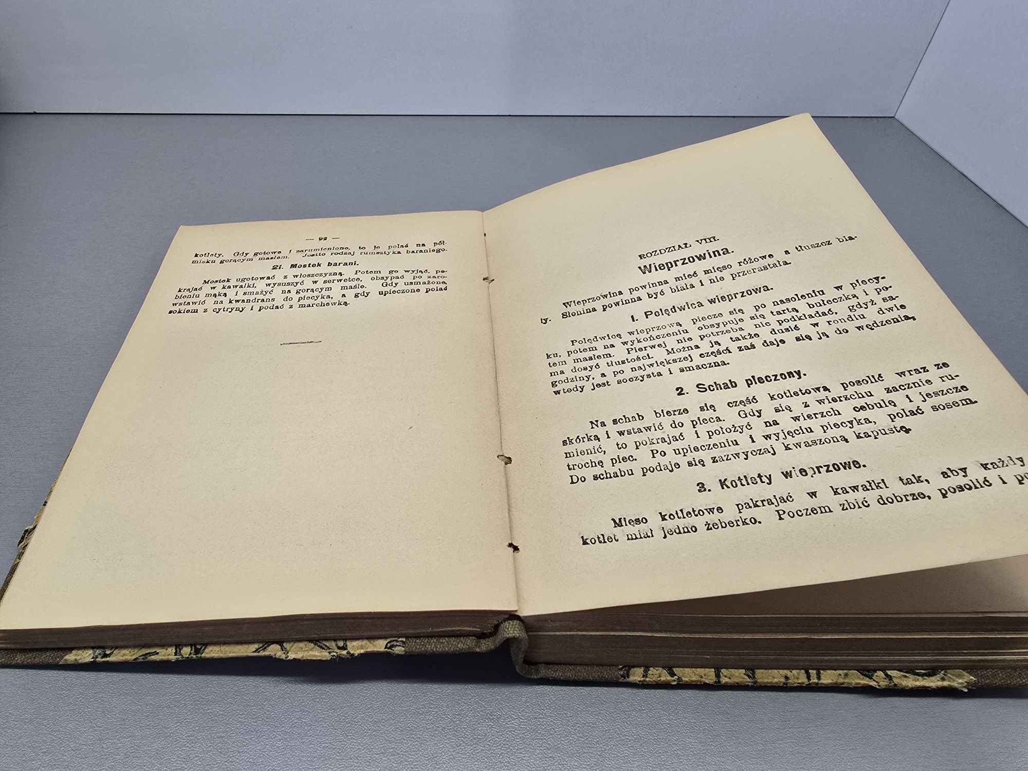 OWOCZYŃSKA- Najnowsza Kuchnia Warszawska 1200 przepisów, 1918?
