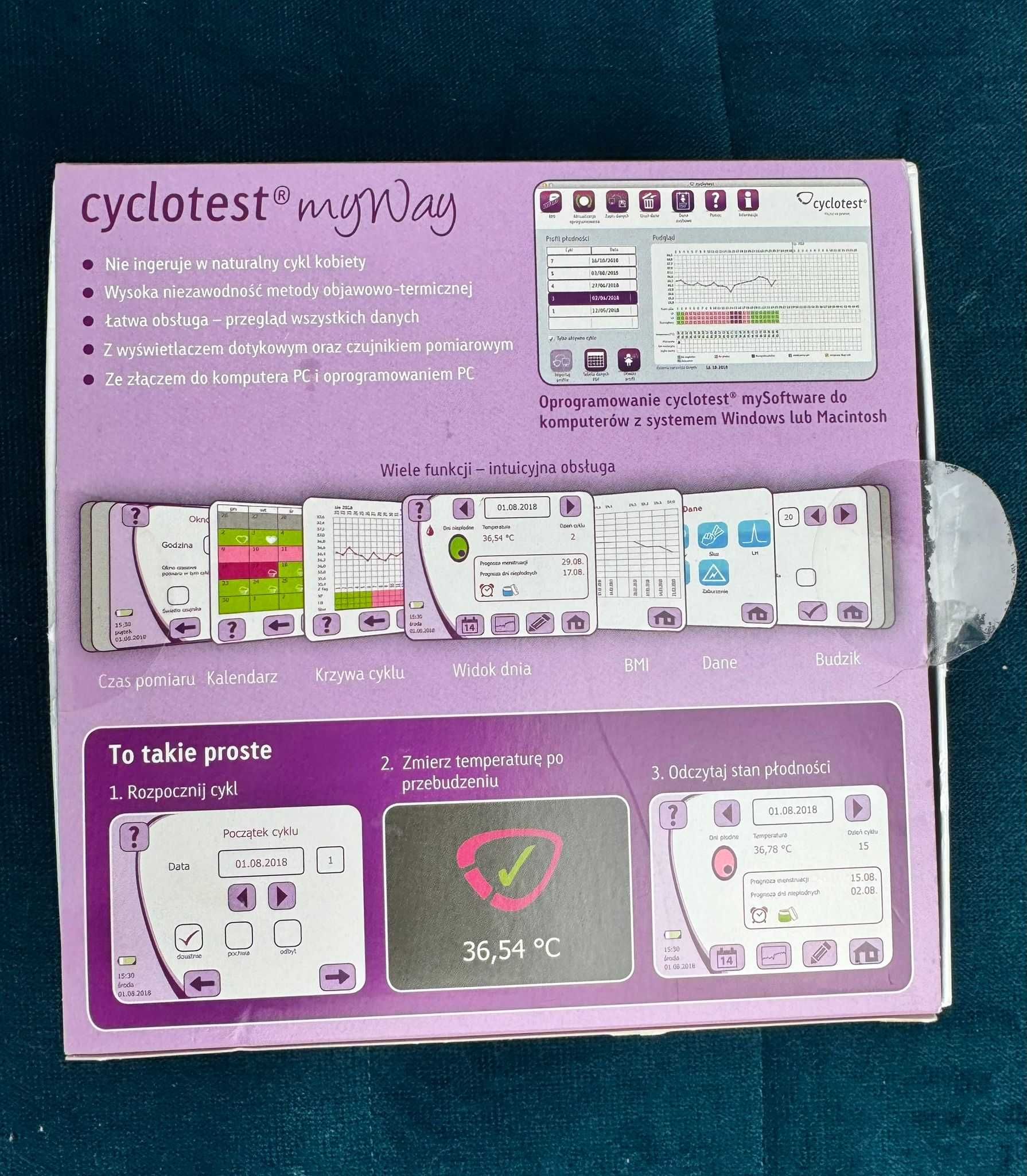 Monitor cyklu Cyclotest MyWay