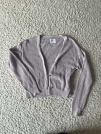 Zara r.164 sweter liliowy guziki diamentowe lux