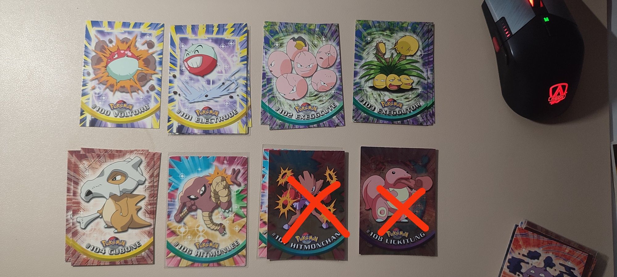 Old Pokémon TOPPs atualizado - liquidação