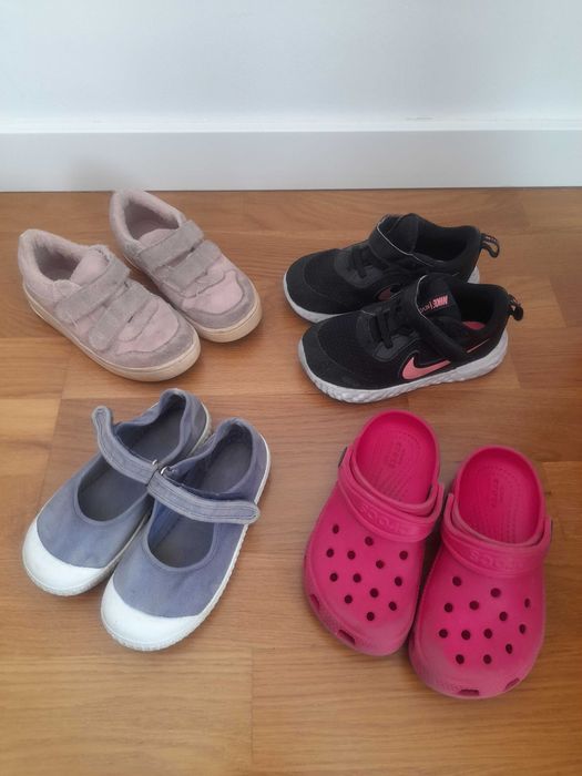 Várias sandálias e sapatilhas menina tamanhos 20-26