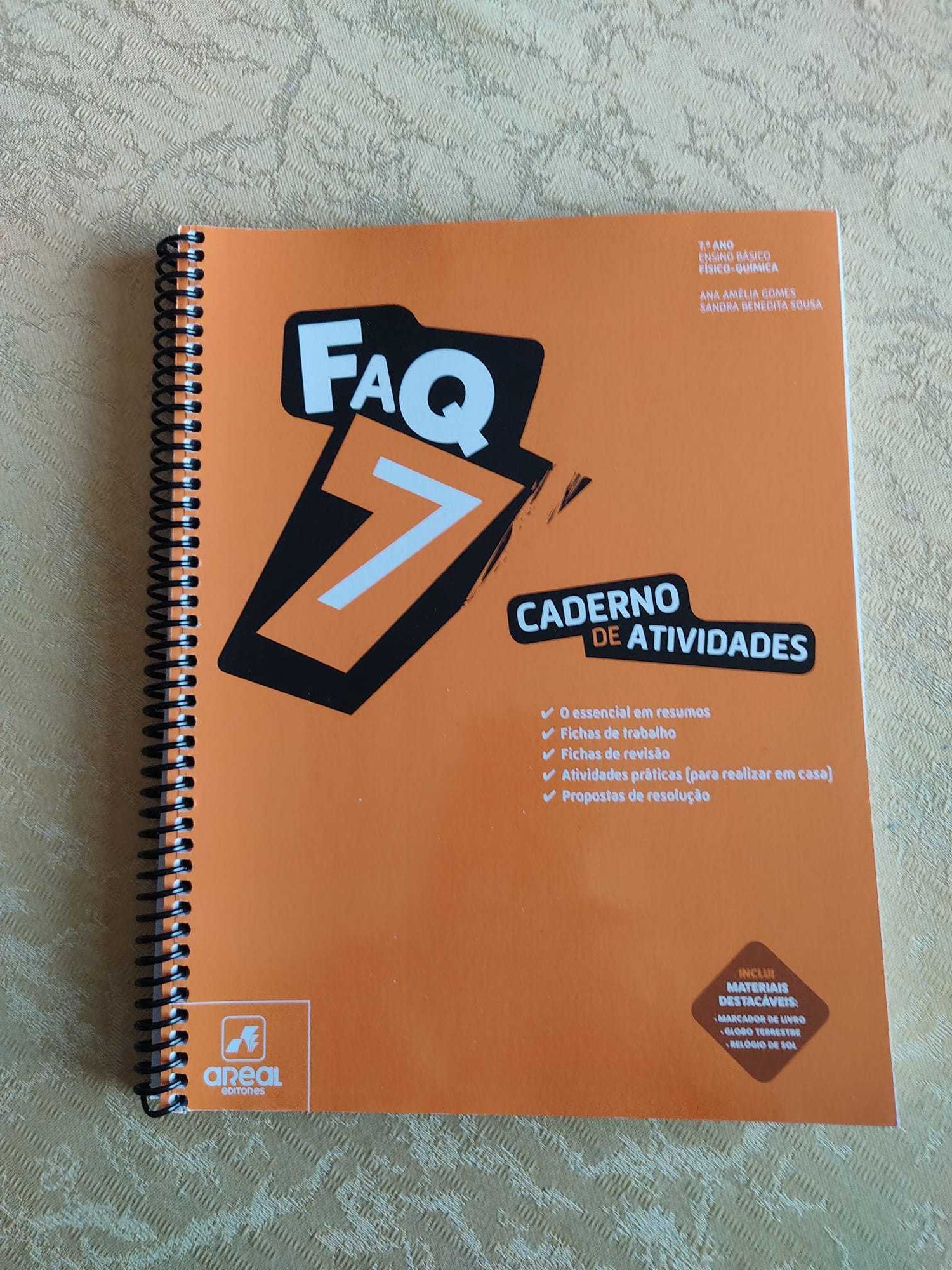 Caderno - FAQ7 - Físico-Química - 7.º Ano (NOVO)